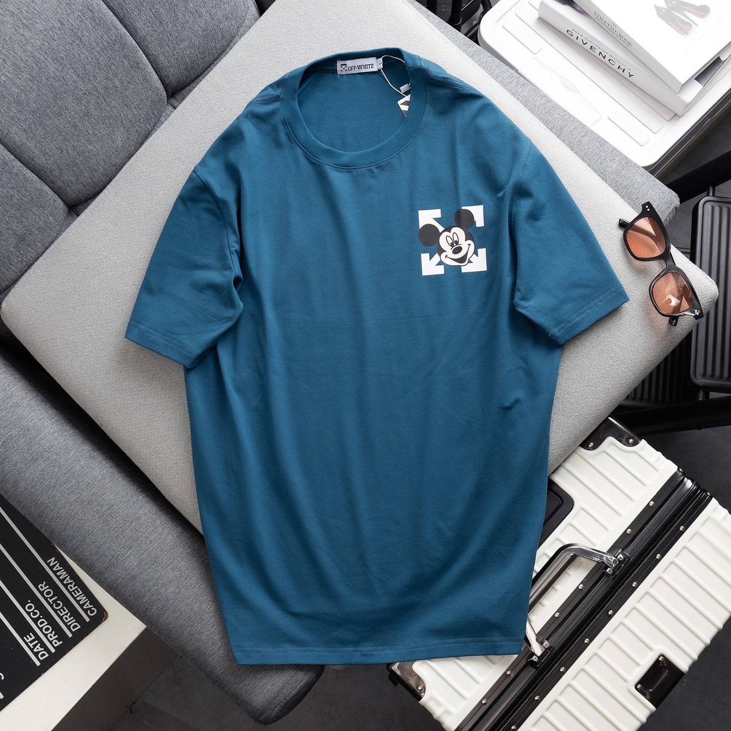 OFF*WHITE MICKEY TSHIRT - BLUE
