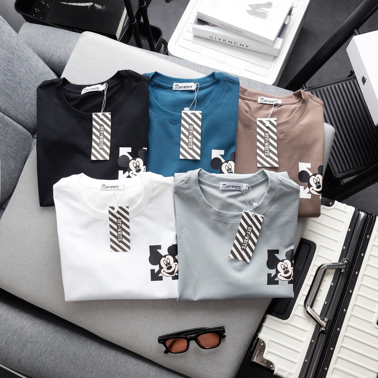 OFF*WHITE MICKEY TSHIRT - BLUE