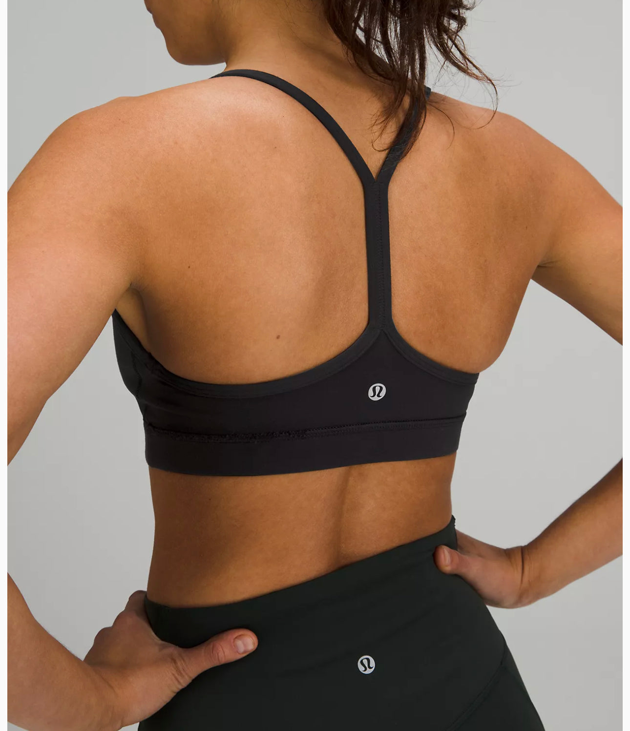 LULU*LEMON FLOW Y BRA - BLACK