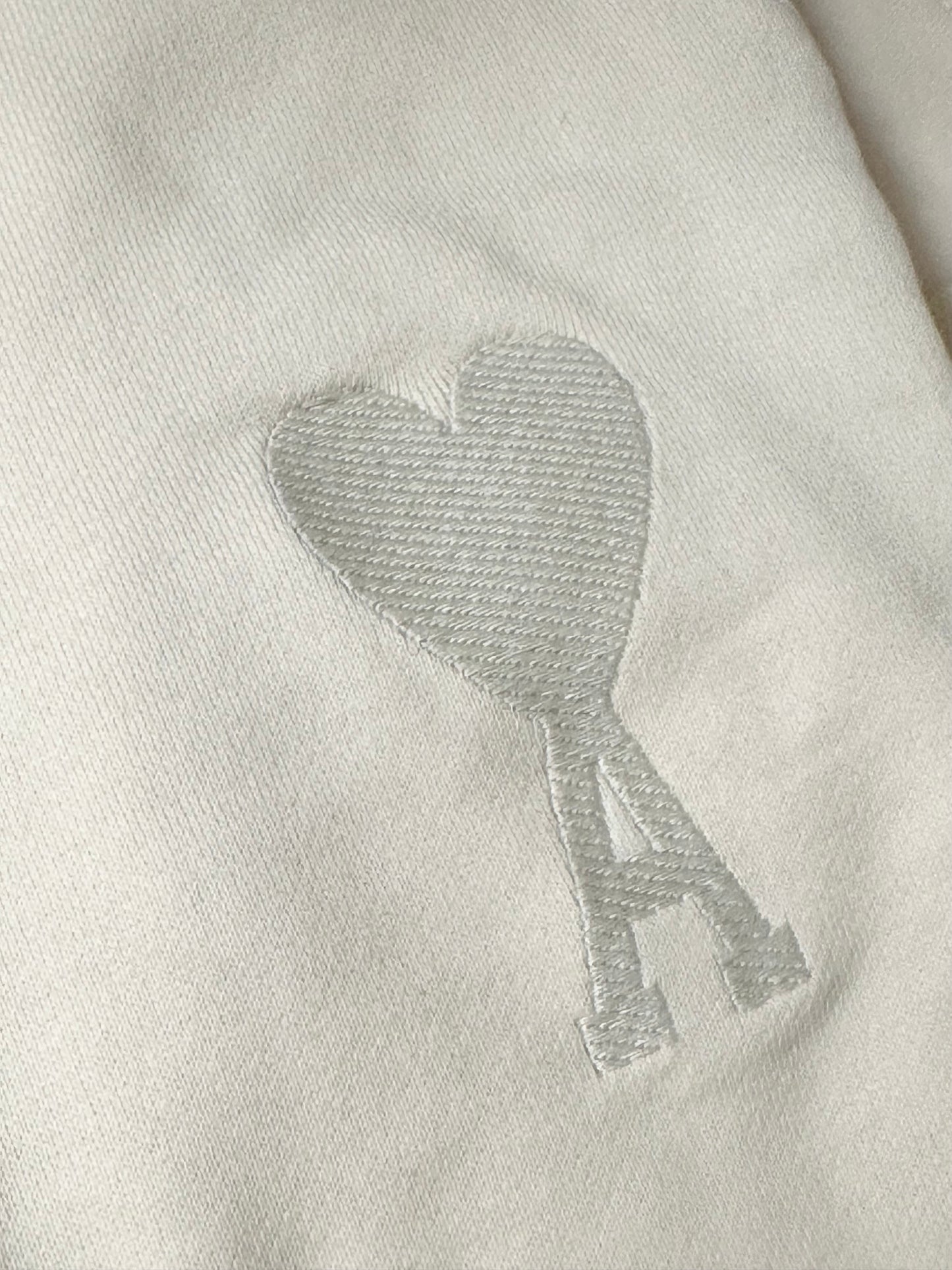A*MI HOODIE EMBROIDERED - BROWN