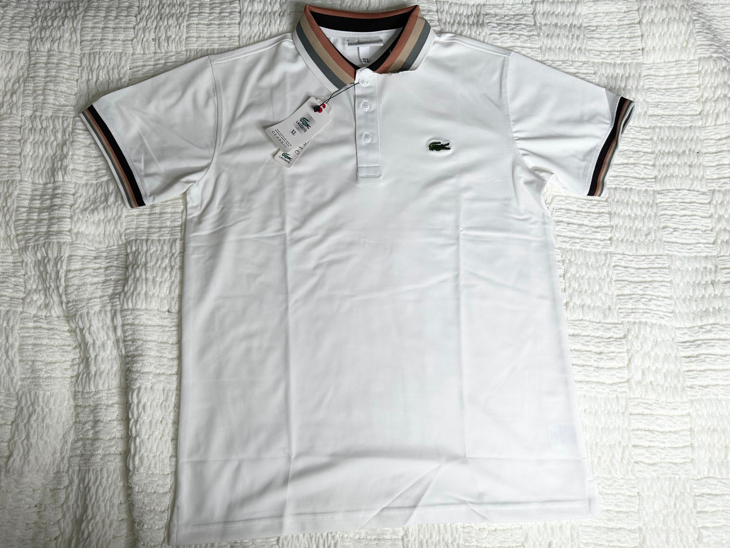 LAC*OSTE POLO- COPY- WHITE