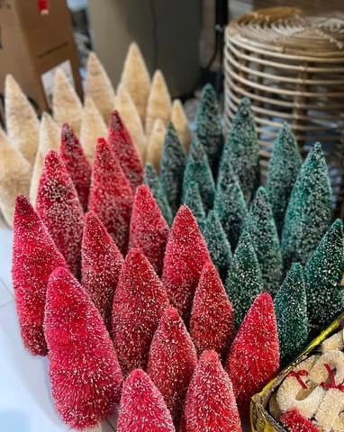 TABLE CHRISTMAS TREE SET OF 3PCS