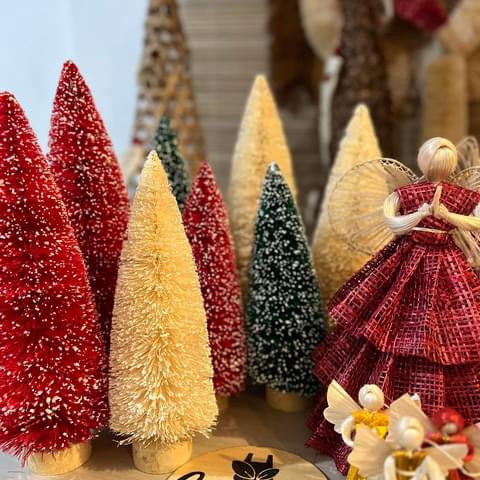 TABLE CHRISTMAS TREE SET OF 3PCS