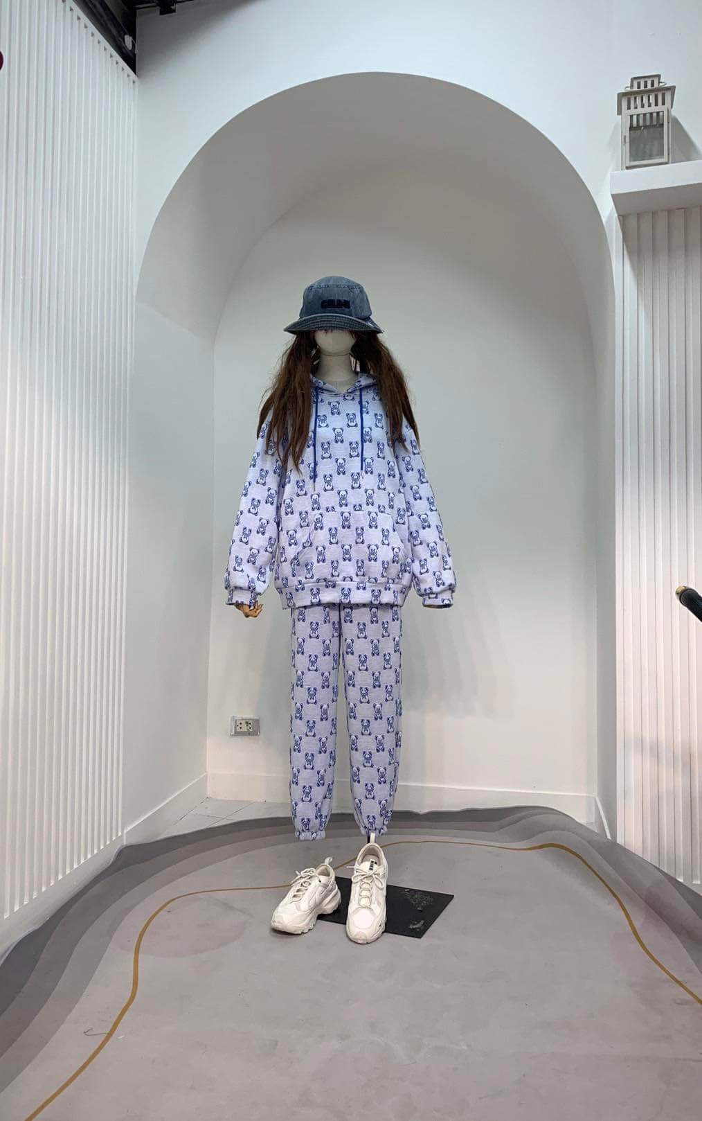Bear Set Pants - BLUE