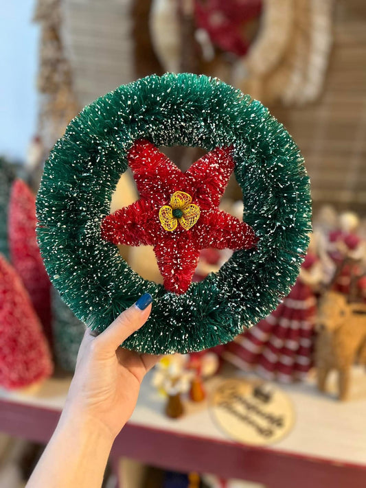WREATH ORNAMENTS 10”