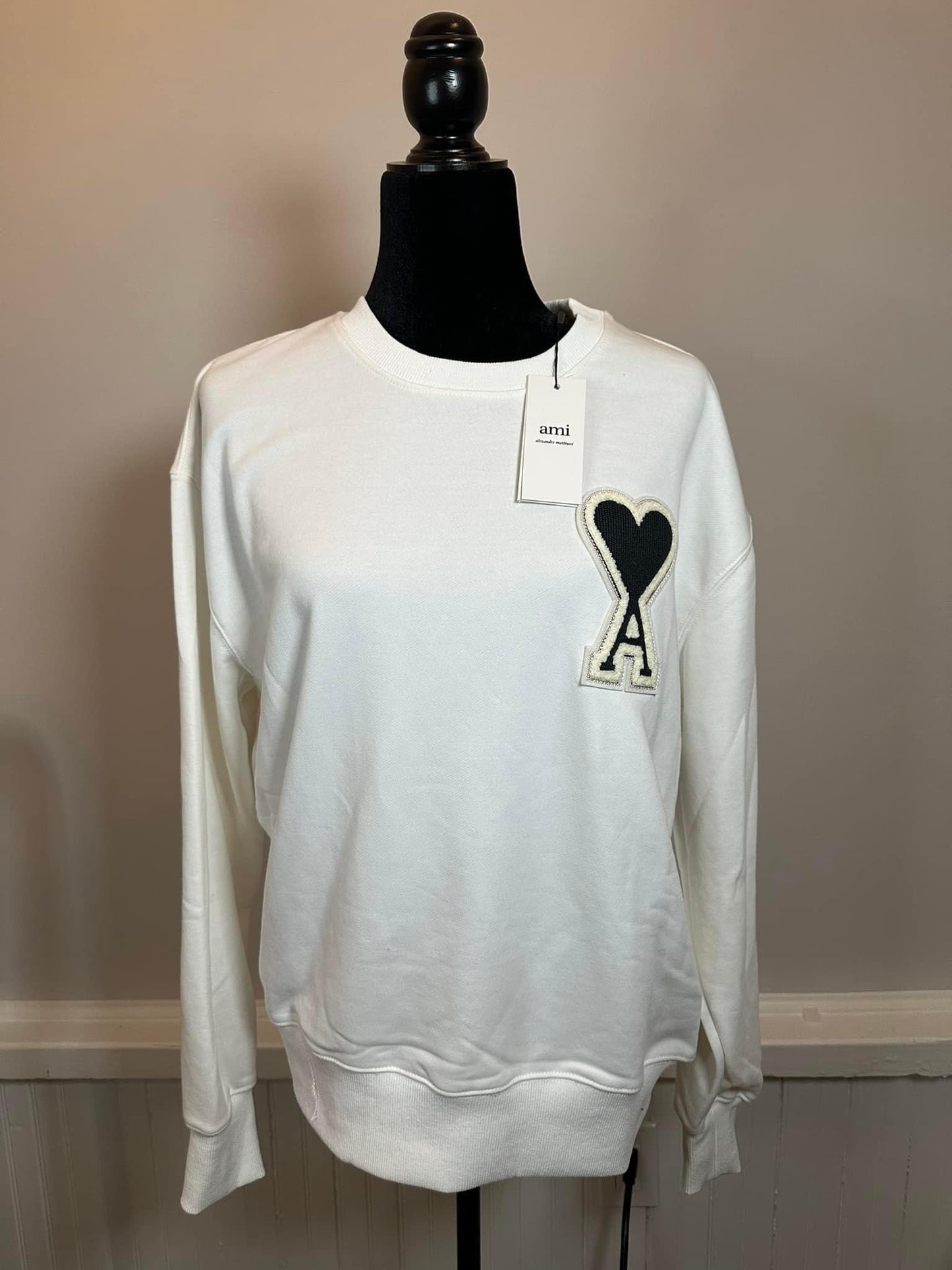 A*MI SWEATER - WHITE
