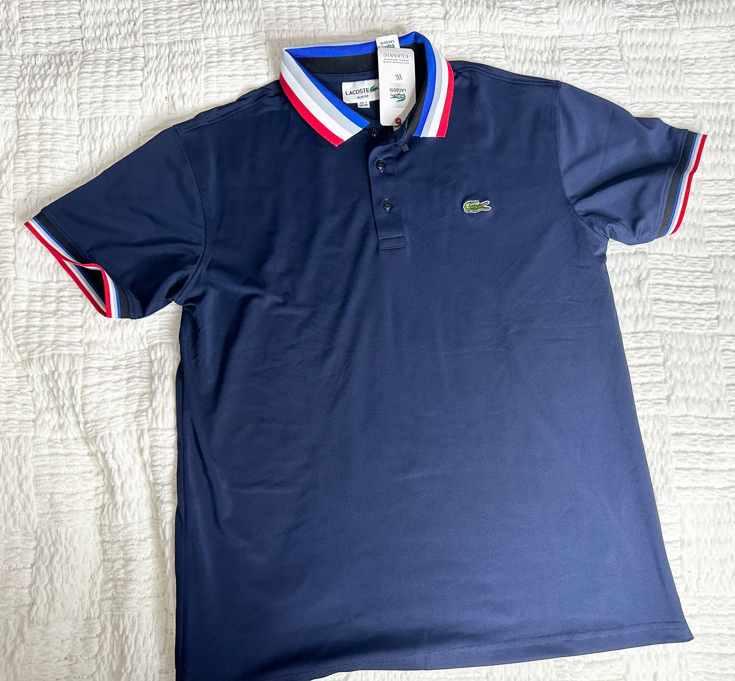 LAC*OSTE POLO- COPY- BLUE